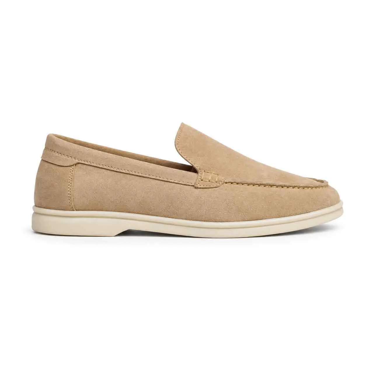 Mocassin pour homme 112 Beige daim ..........  miniature